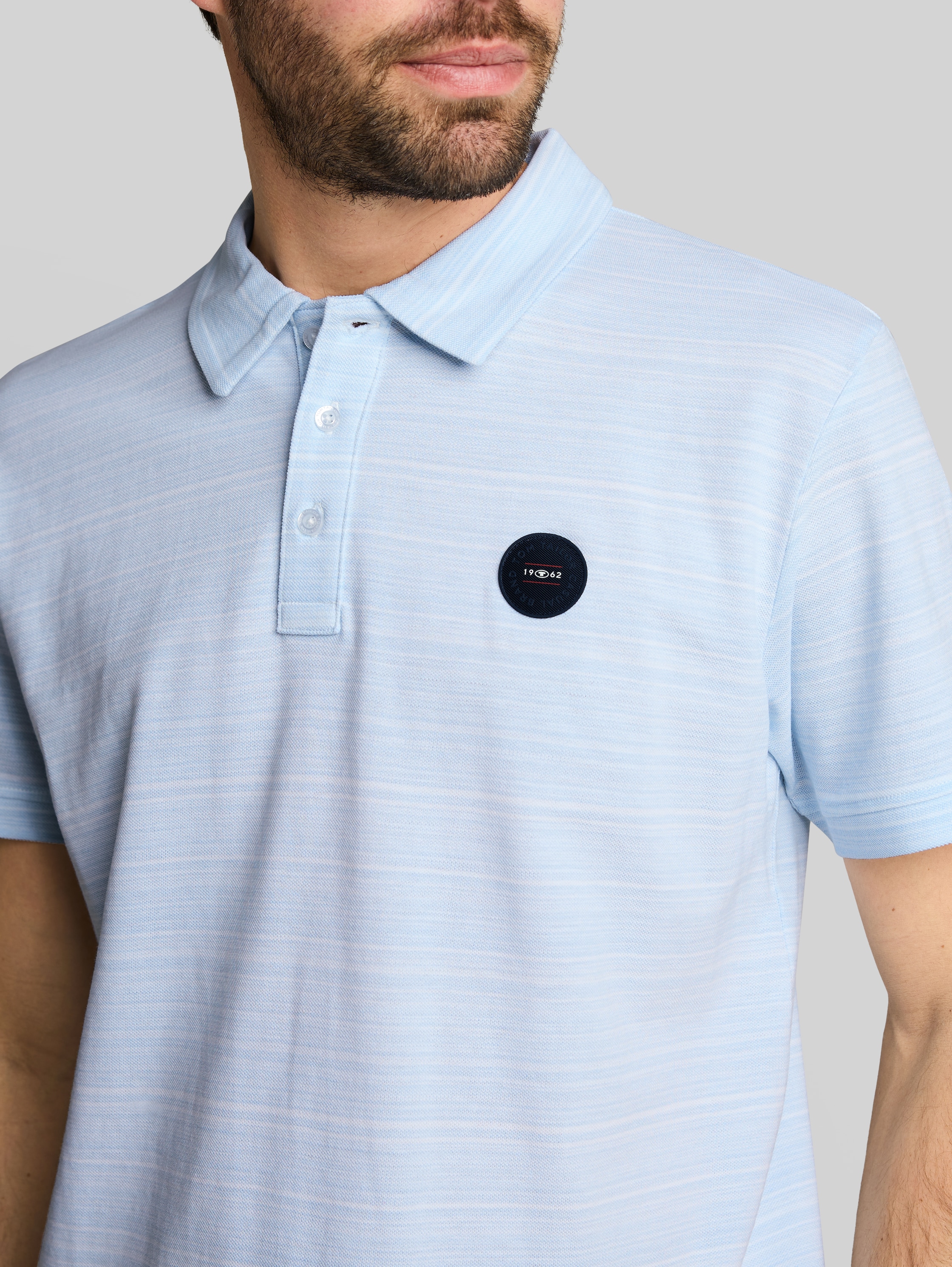 Črtasta polo majica iz piqué tkanine - Image 6