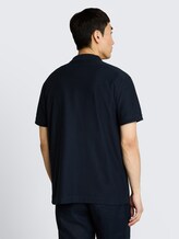 Poloshirt mit Ottoman-Struktur - sky captain blue