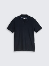 Poloshirt mit Ottoman-Struktur - sky captain blue