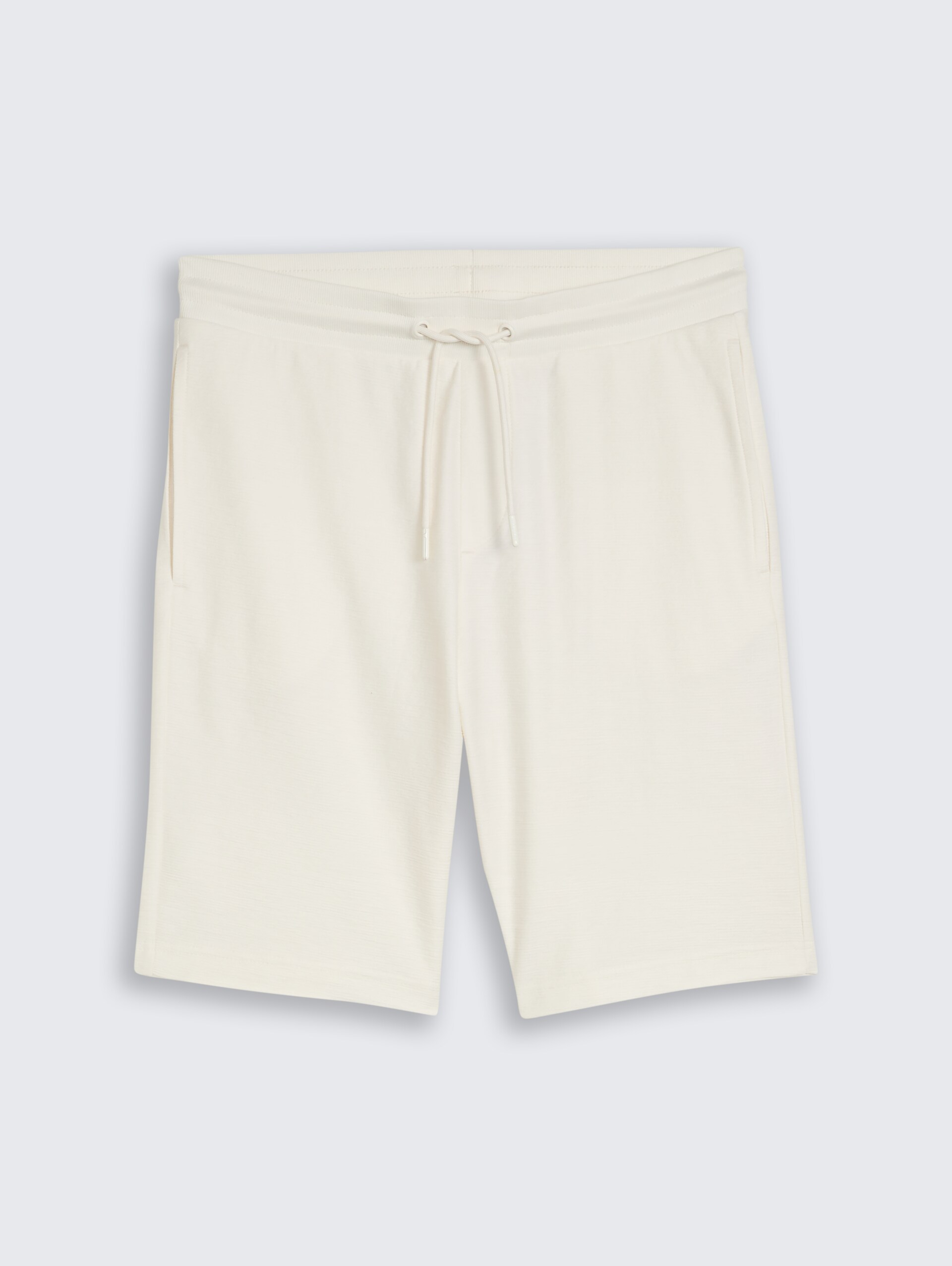 Regular-fit shorts with drawstring - Gardenia White - Front product view