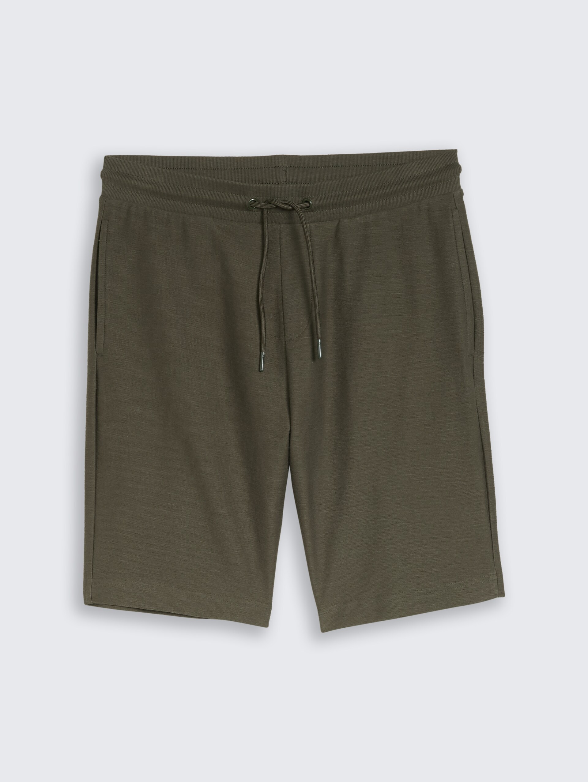 Regular fit short met trekkoord - deep leaf green - Product vooraanzicht