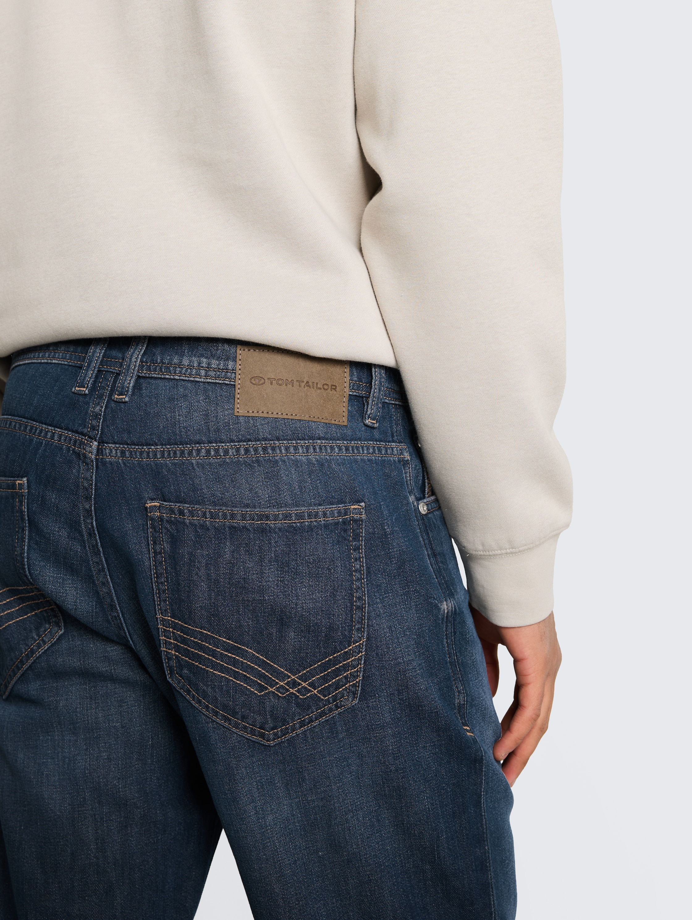 TTMARVIN STRAIGHT Ultralight jeansshort - used_dark_stone_blue_denim - 