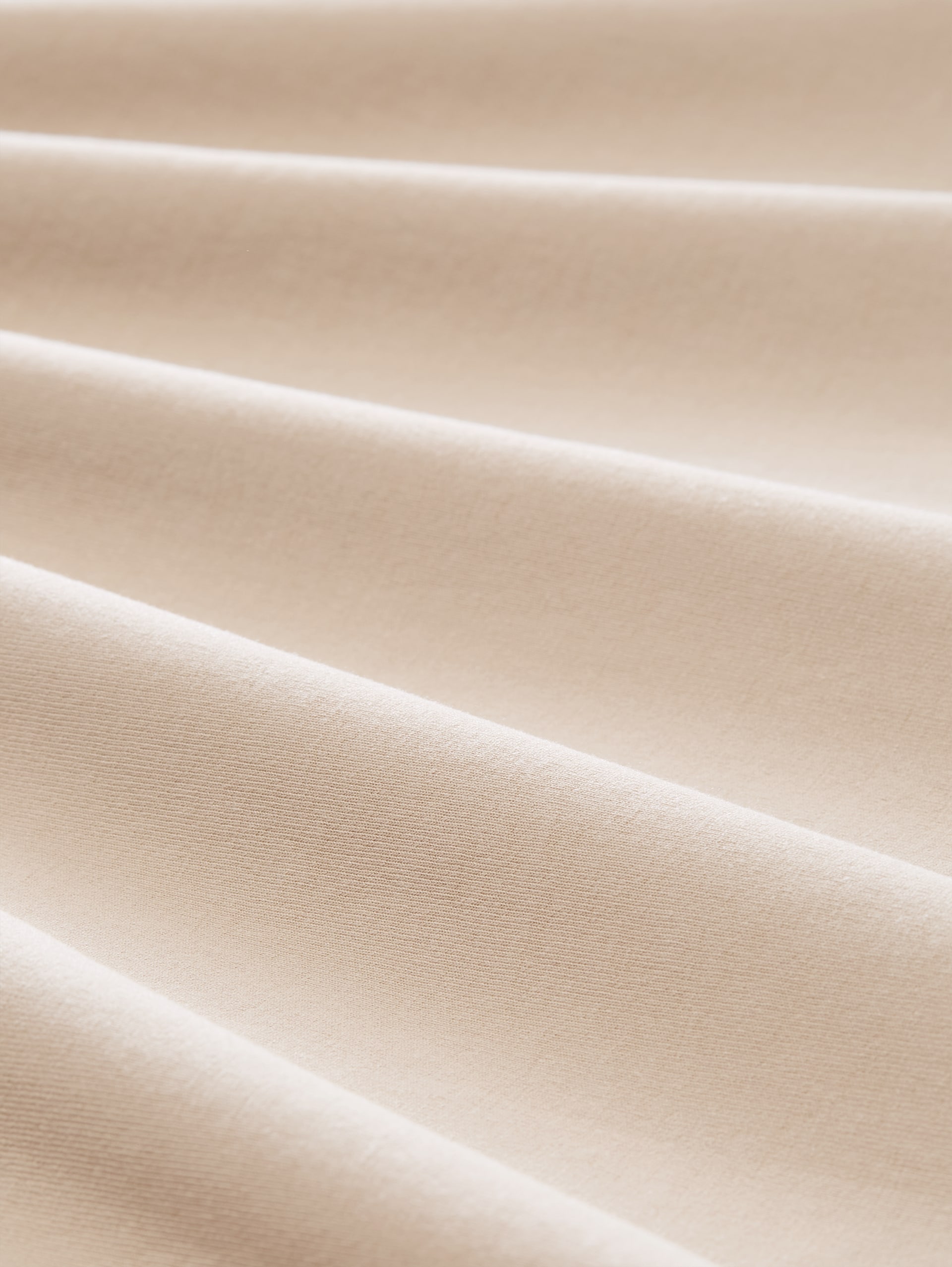 Loose Fit Sweatweste mit Kragen - Gravel Beige - Material-Ansicht