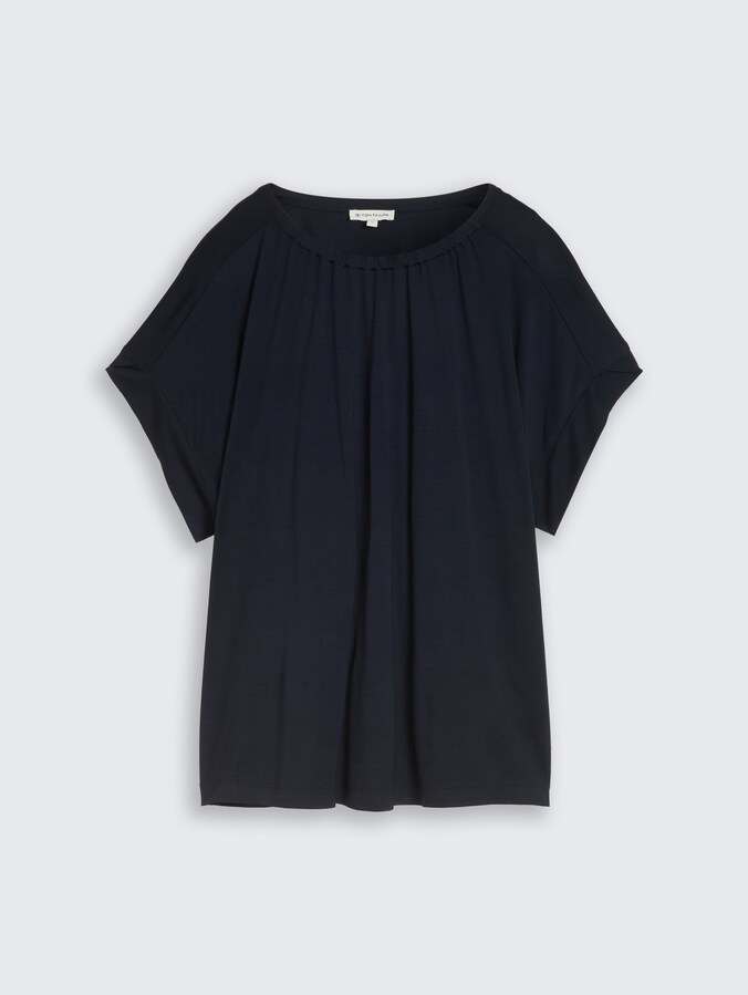 T-Shirt mit Raffungen von Women, sky captain blue