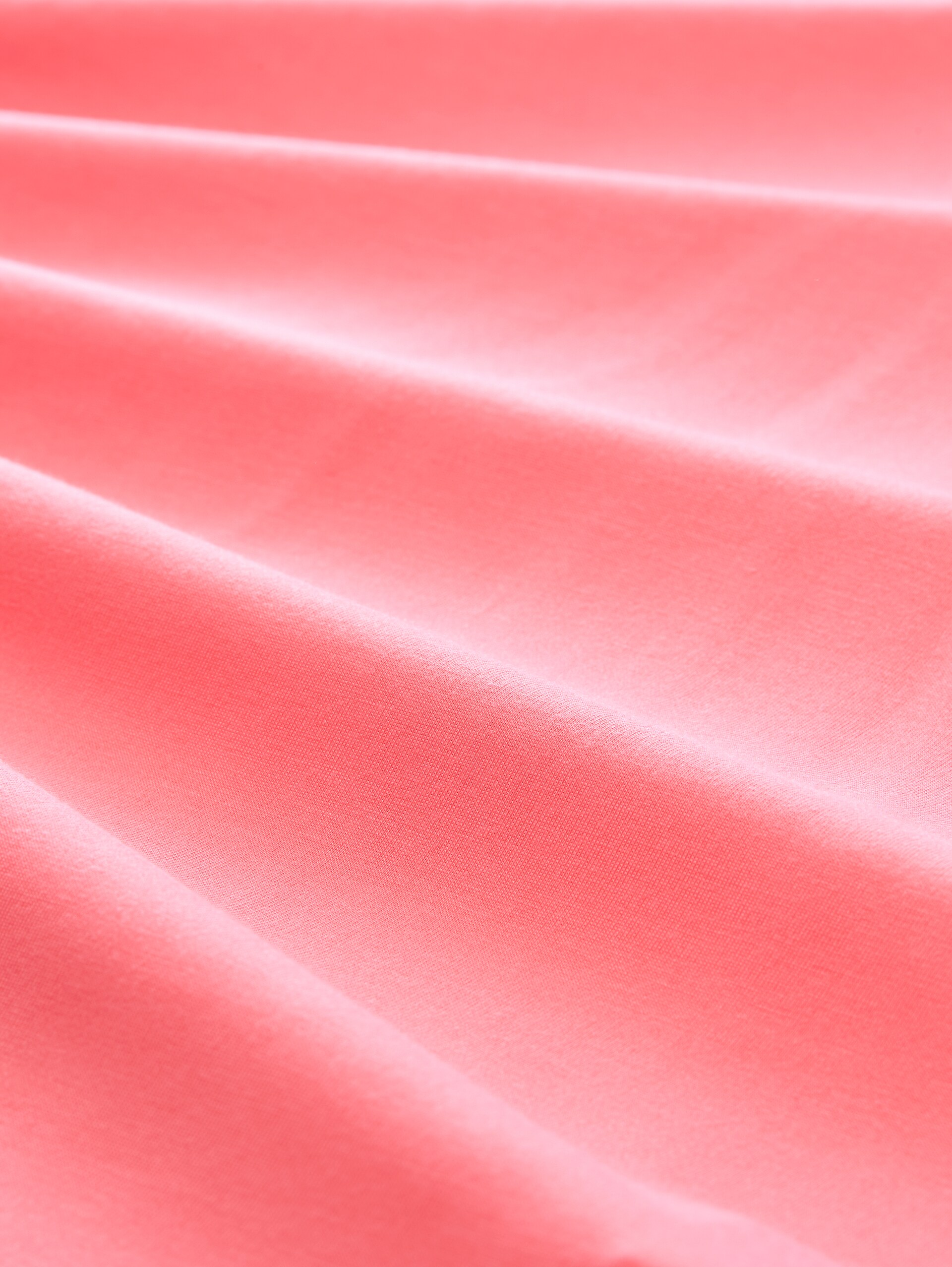 T-shirt with V-neck - soft fuchsia pink - Material view