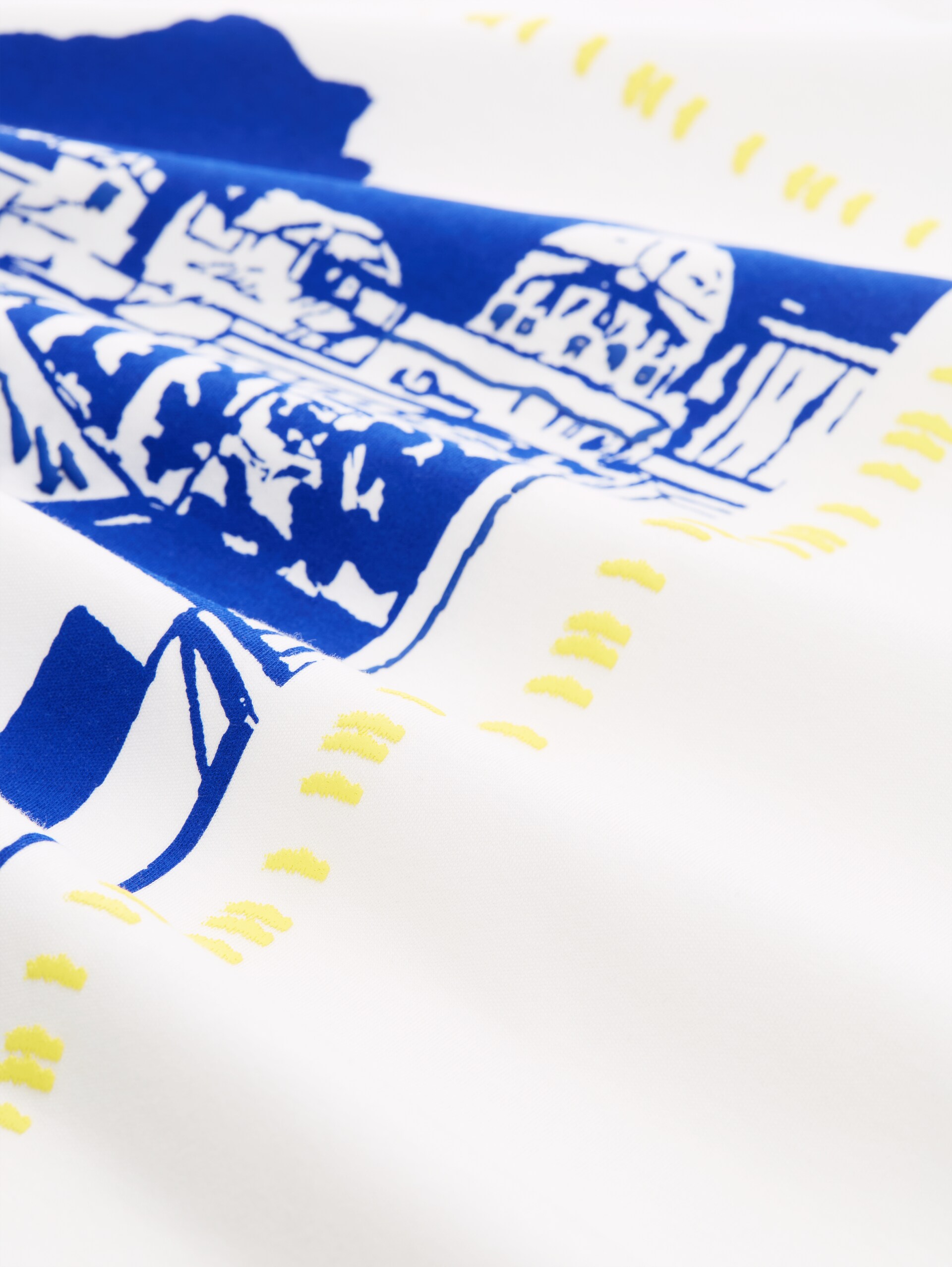 T-shirt met print - Whisper White - Materiaalweergave