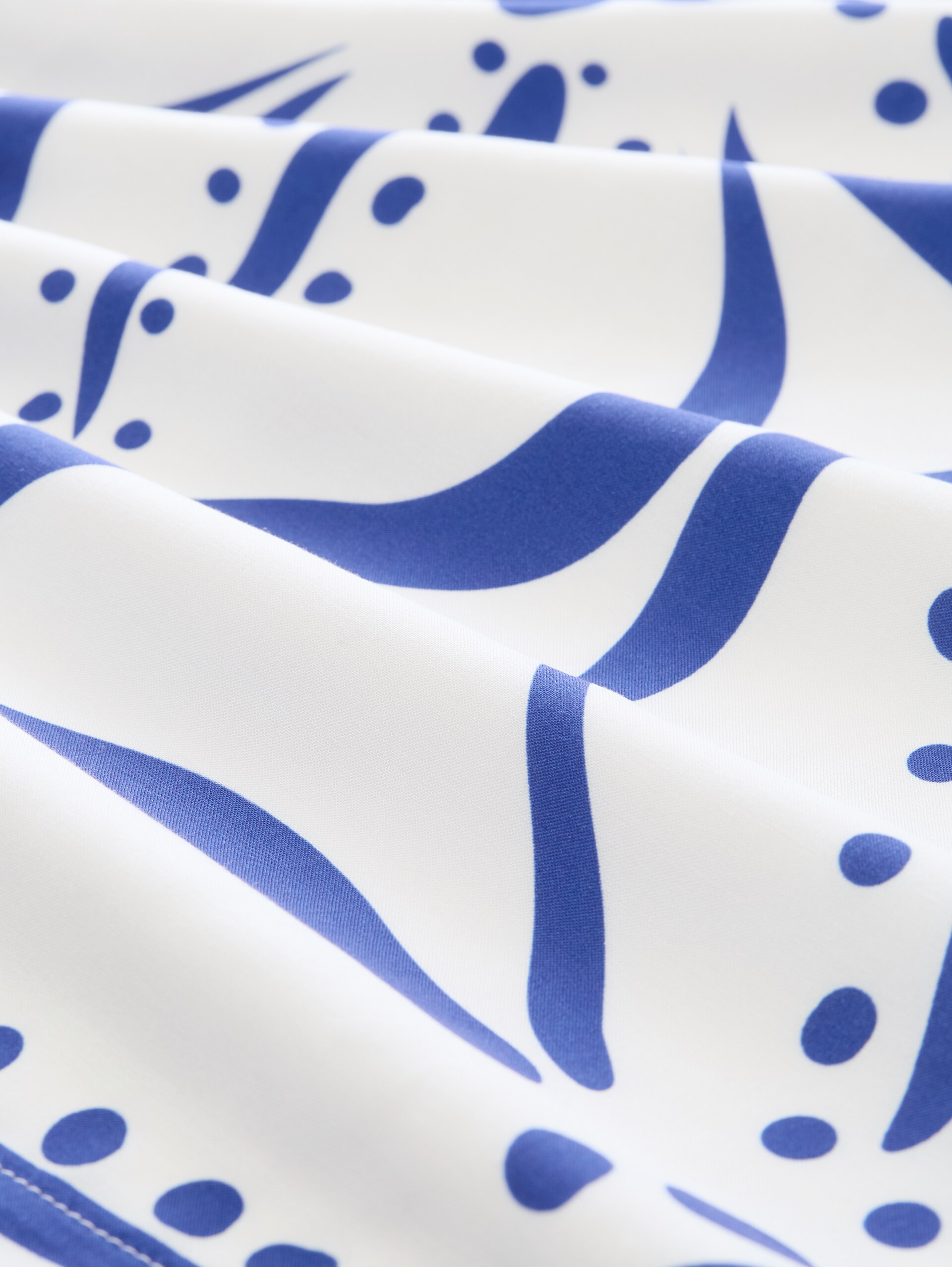 Top met bloemenpatroon - Whisper White - Materiaalweergave