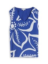 Niet geselecteerd, Top met bloemenpatroon door Tom Tailor, blauw