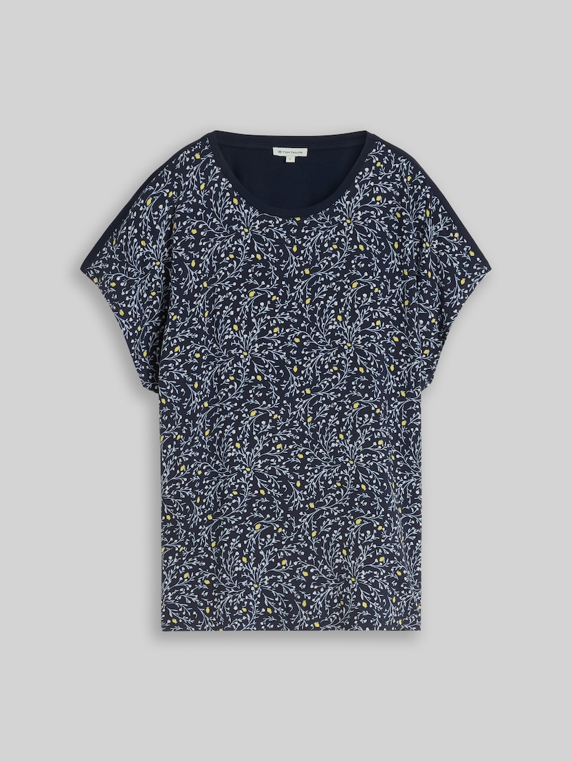 T-shirt en mélange de matières par Women, sky captain blue