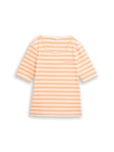 Niet geselecteerd, T-shirt met borduursel door Tom Tailor, oranje