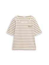 Niet geselecteerd, T-shirt met borduursel door Tom Tailor, groen