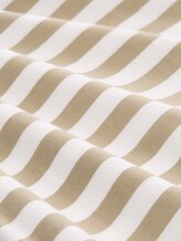 T-Shirt mit Stickerei - olive white stripe - Material-Ansicht