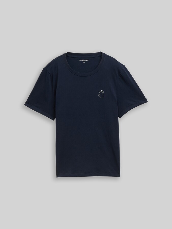 T-Shirt mit Print von Women, sky captain blue