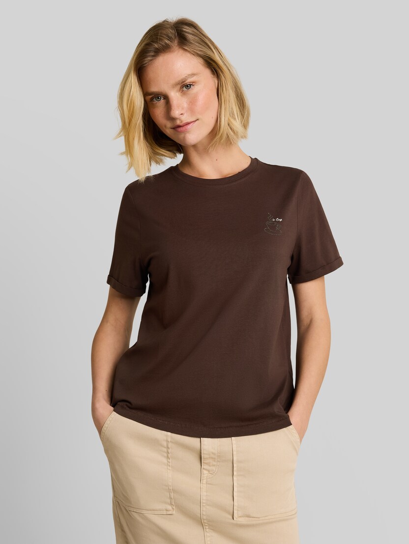 T-shirt met print door Women, java dark brown
