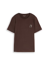Nicht ausgewählt, T-Shirt mit Print von Tom Tailor, braun