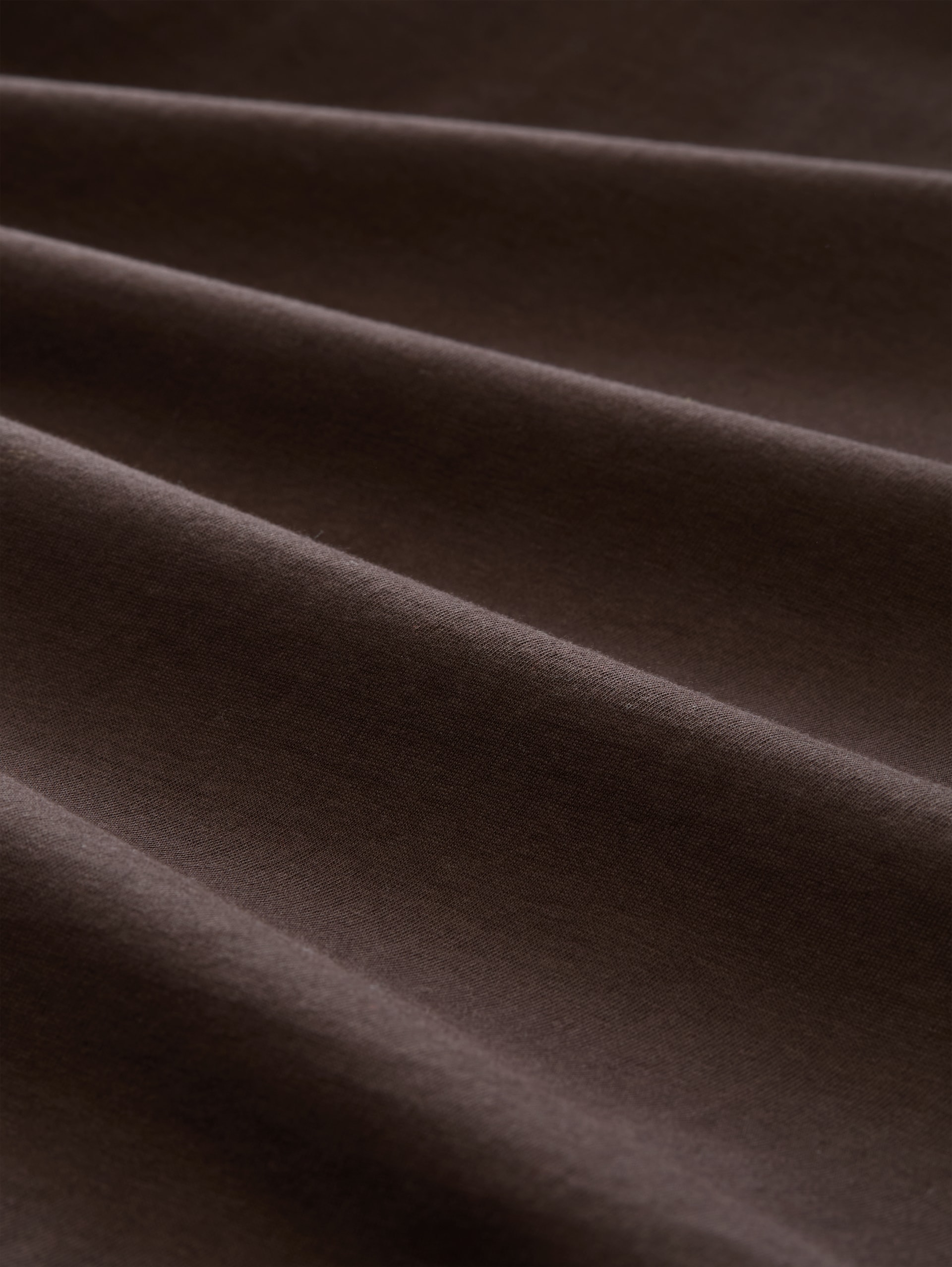 T-Shirt mit Print - java dark brown - Material-Ansicht