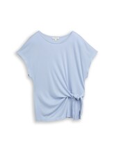 Selected, T-shirt with knot detail by Tom Tailor, blue