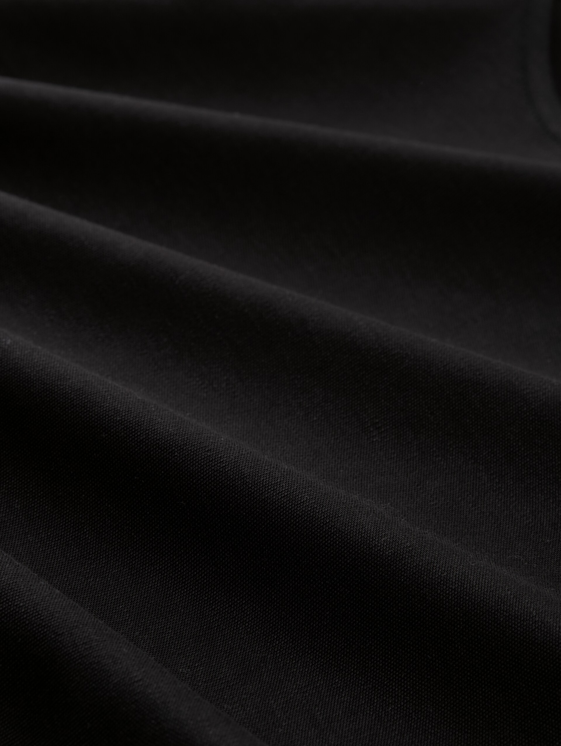 T-shirt with knot detail - deep black - Material view