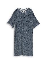 Ausgewählt, Loose Fit Kleid mit Cut-Out-Detail von Tom Tailor, blau