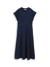 Ausgewählt, Midi-Kleid mit Eingriffstaschen von Tom Tailor, blau