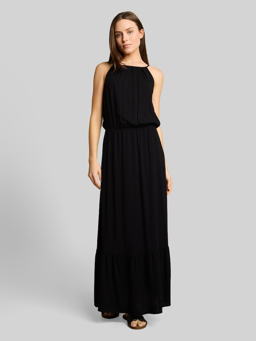 Maxijurk van viscose door Women, deep black