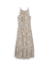 Niet geselecteerd, Maxijurk van viscose door Tom Tailor, rosa