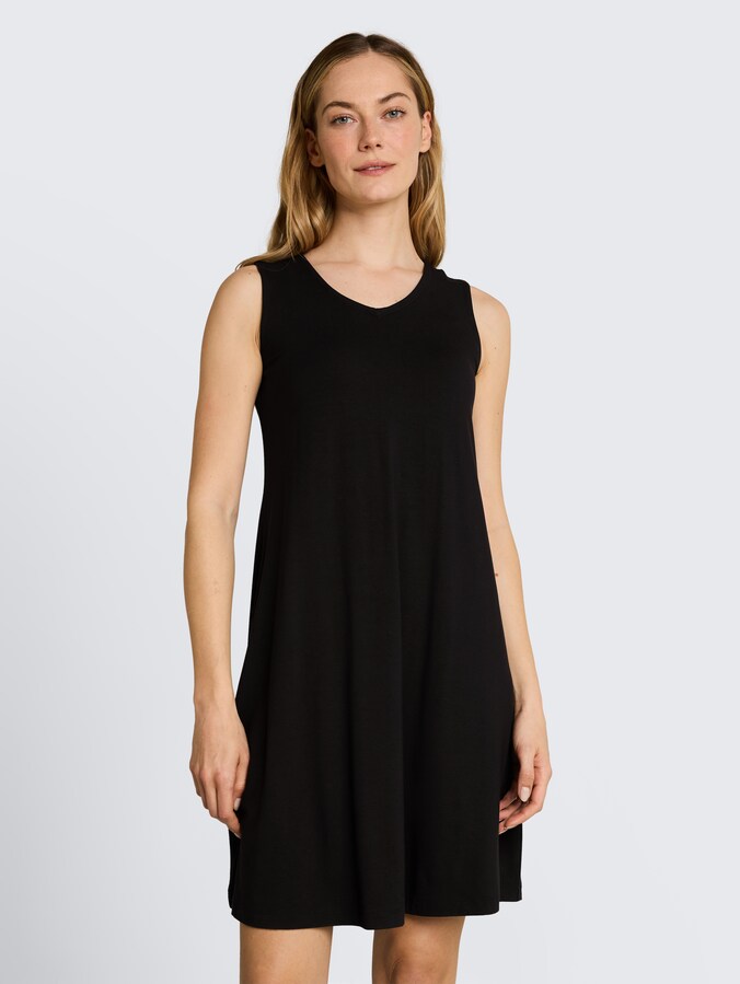 Jerseykleid mit Cut-Out-Detail von Women, deep black