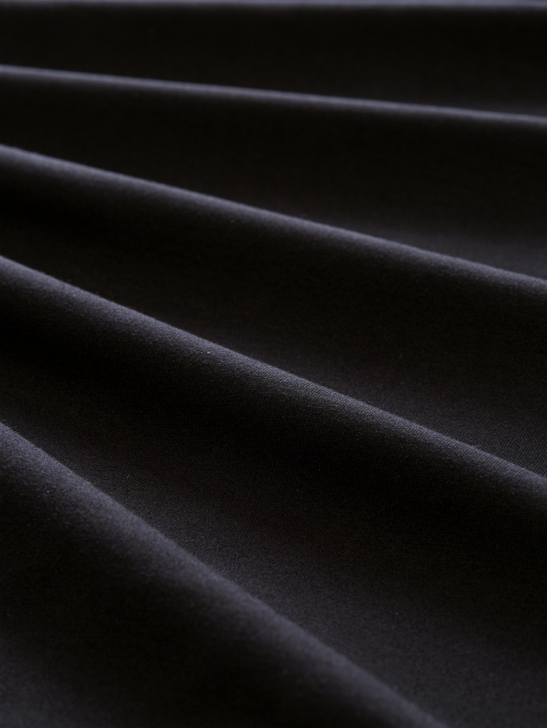 Jersey dress with cut-out detail - deep black - Material view