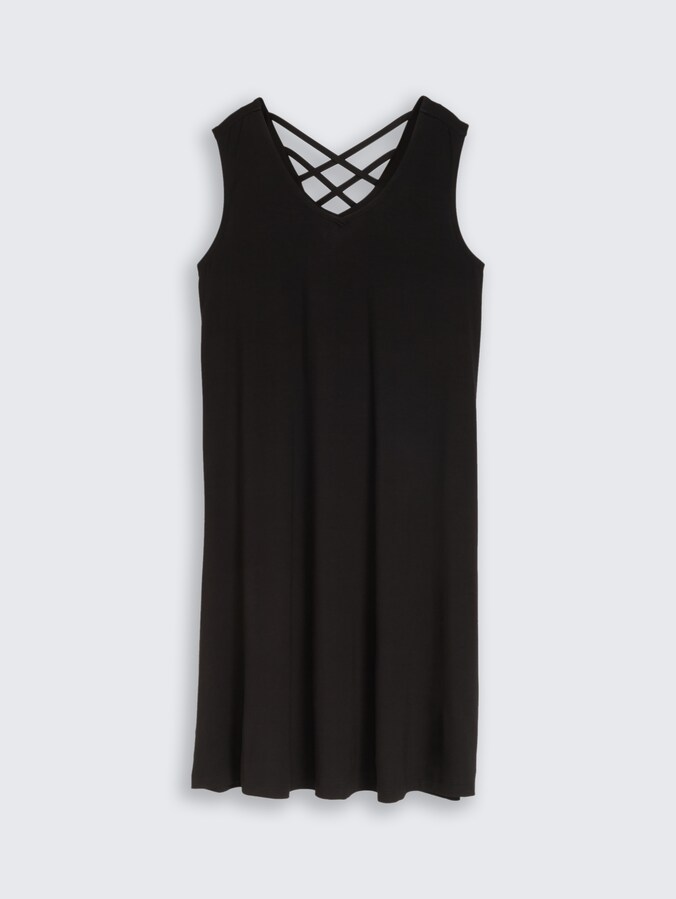 Jerseykleid mit Cut-Out-Detail von Women, deep black