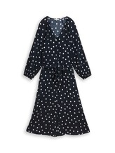 Selected, Maxi dress with polka dot pattern by Tom Tailor, blue