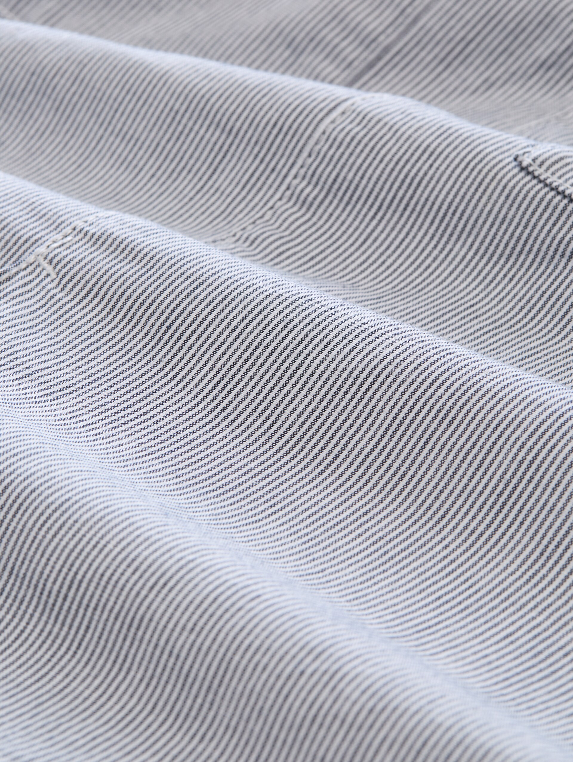 Chino-rok met trekkoord - delicate navy white stripe - Materiaalweergave