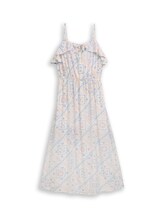 Ausgewählt, Midi-Kleid mit Leinenanteil von Tom Tailor, weiß