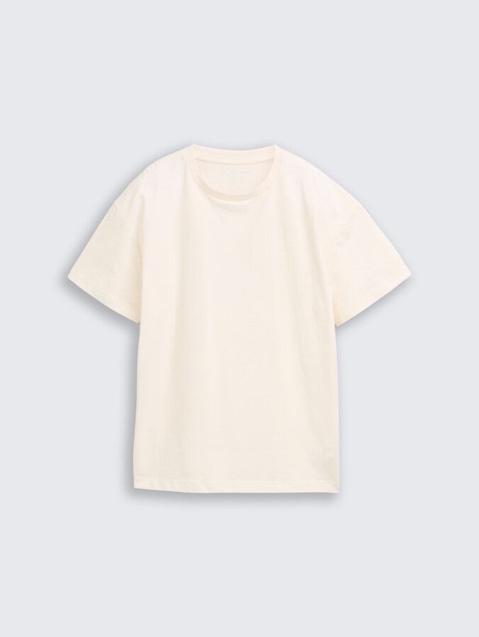 T-Shirt mit Foto-Print von Teen Boys, Wool White