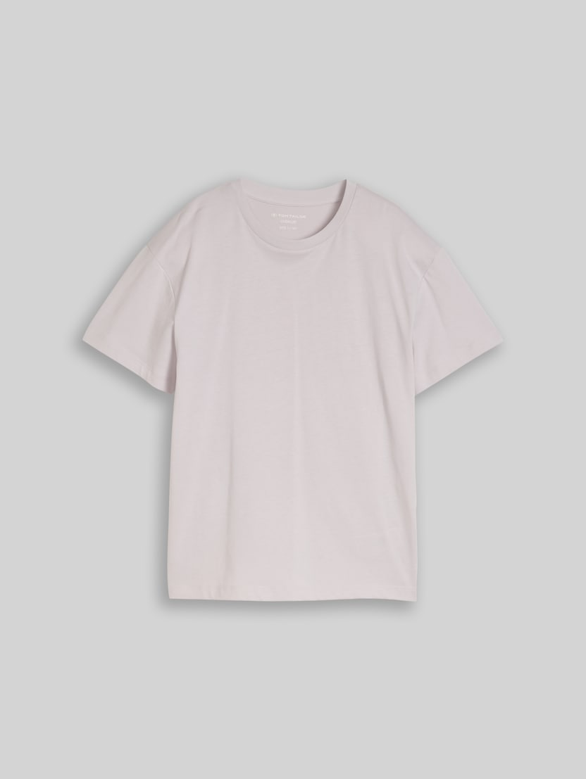 Oversize T-Shirt mit Print von Teen Boys, dusty greyish lilac