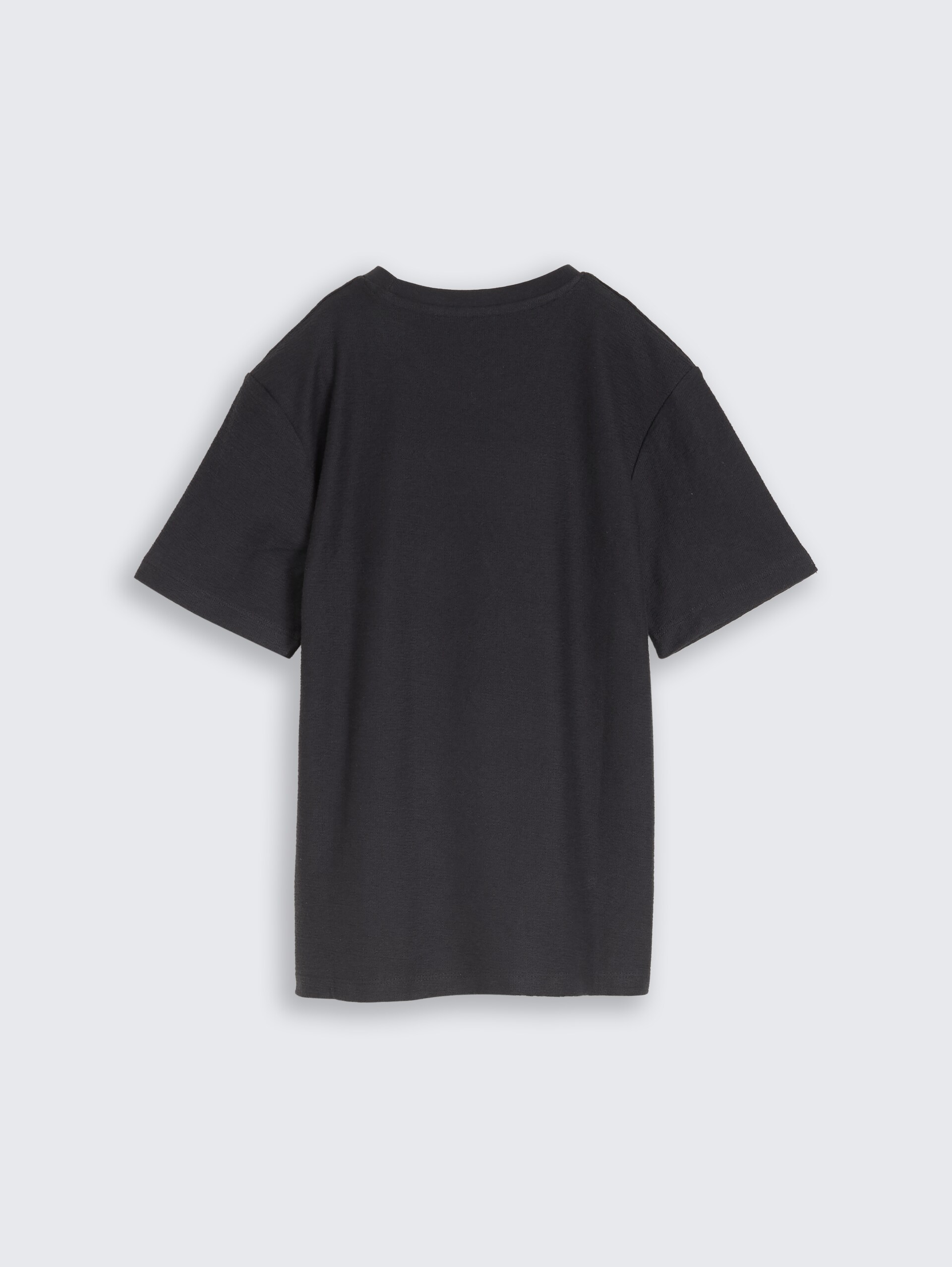 T-Shirt mit Struktur - coal grey