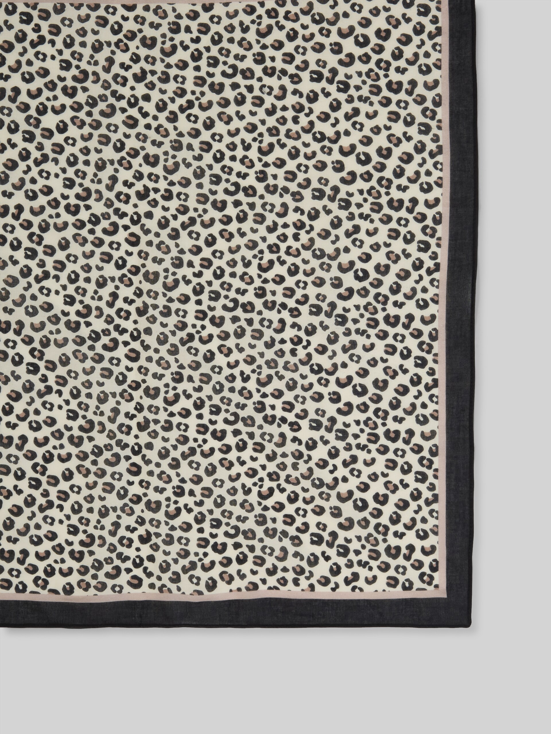 Bandana Halstuch mit Leo-Print - beige brown leo print - Material-Ansicht