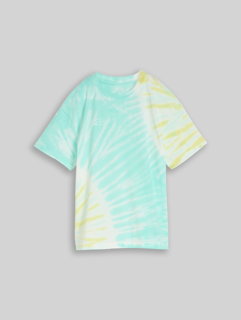 Oversize Tie-Dye T-Shirt von Teen Boys, turquoise tie dye design
