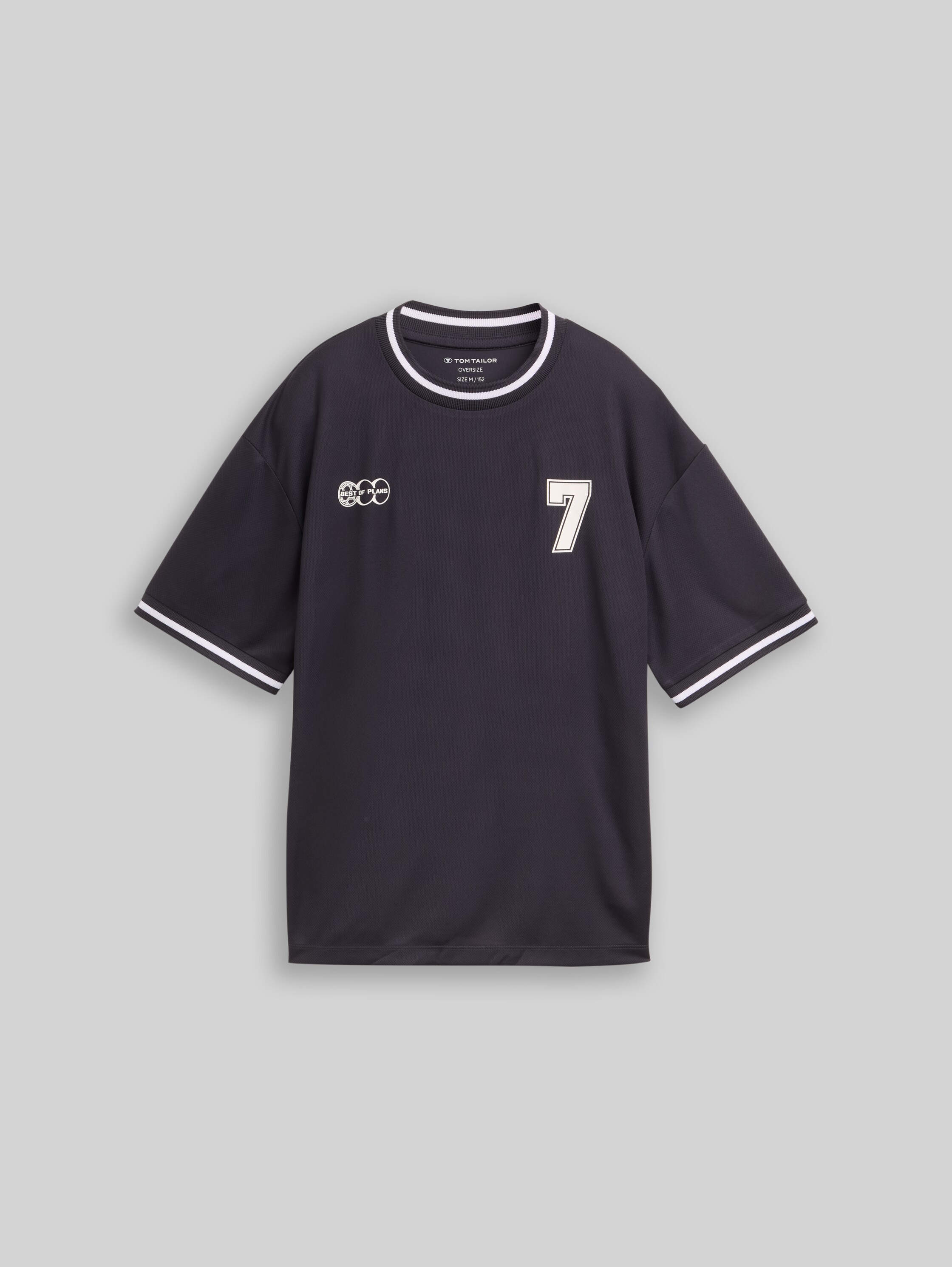 Тениска Овърсайз Oversized с принт на гърба - Image 2