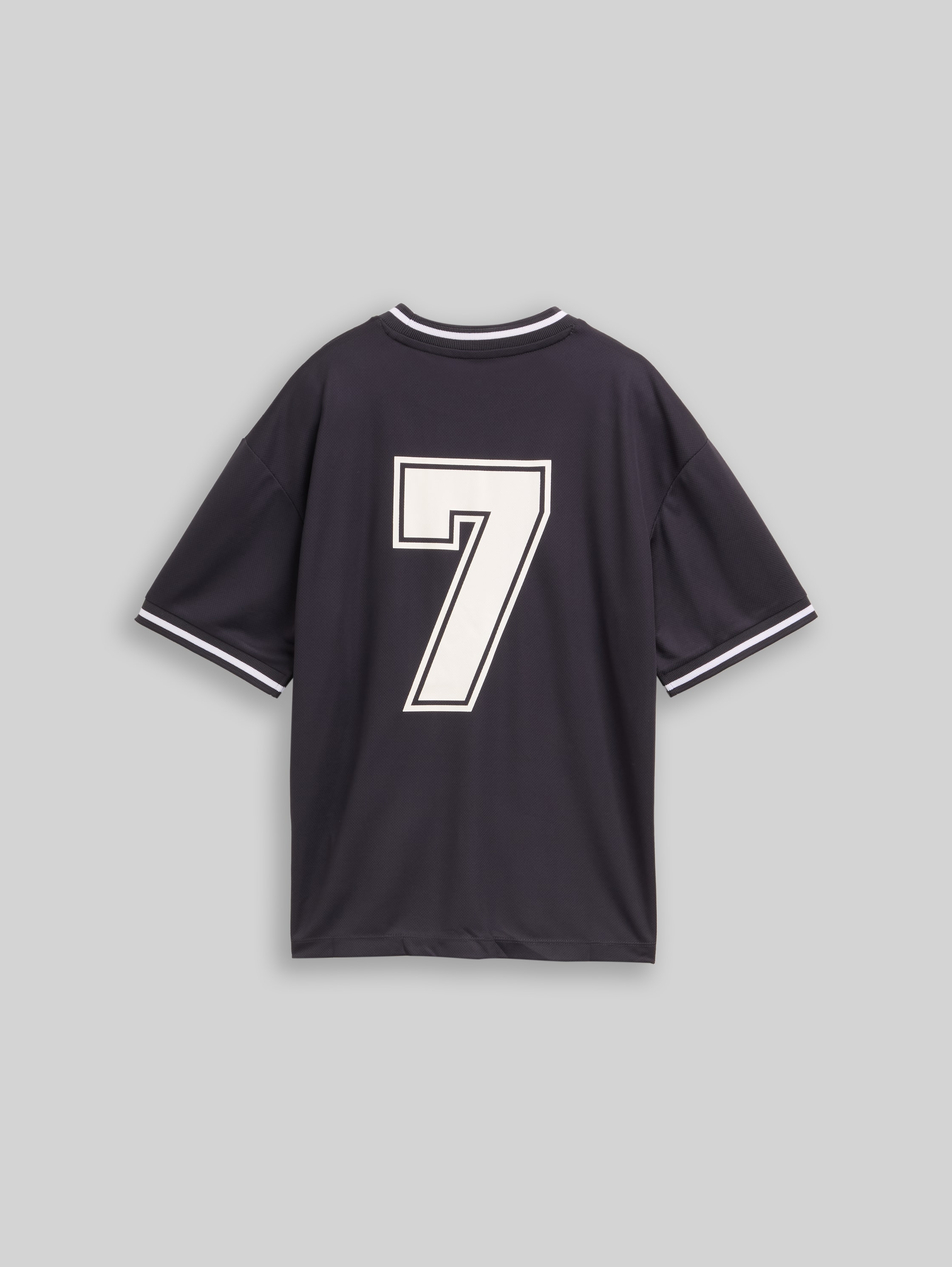 Тениска Овърсайз Oversized с принт на гърба - Image 3