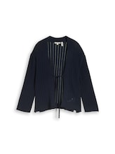 Ausgewählt, Cardigan mit Schleifendetail von Tom Tailor, blau