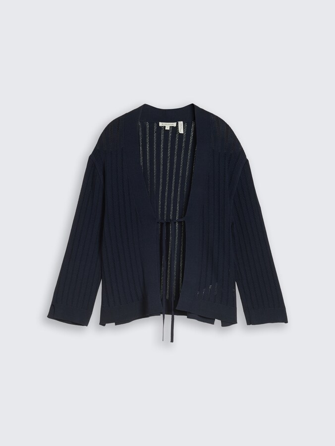 Cardigan mit Schleifendetail von Women, sky captain blue