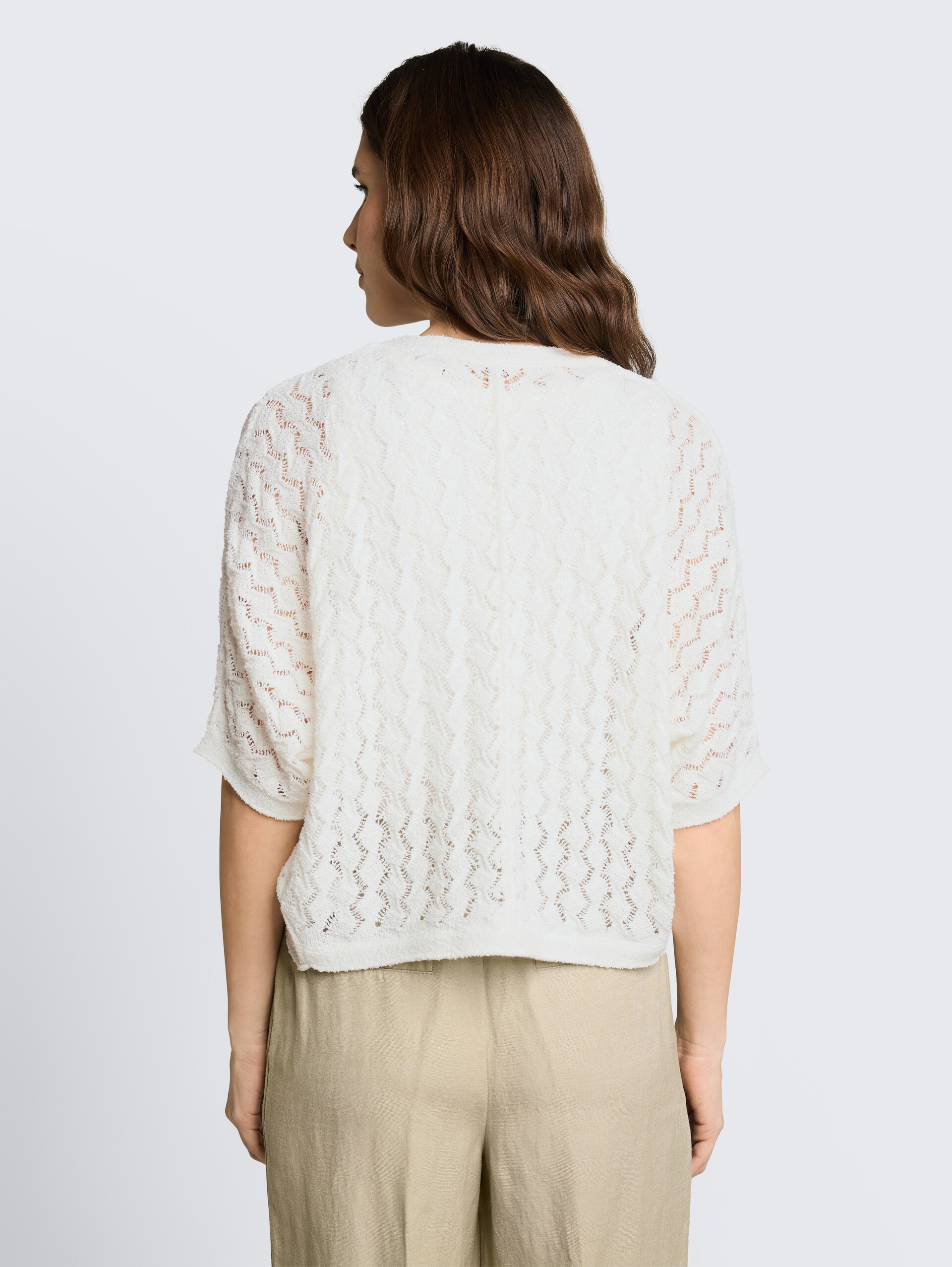 Oversize Bolero Cardigan - Whisper White