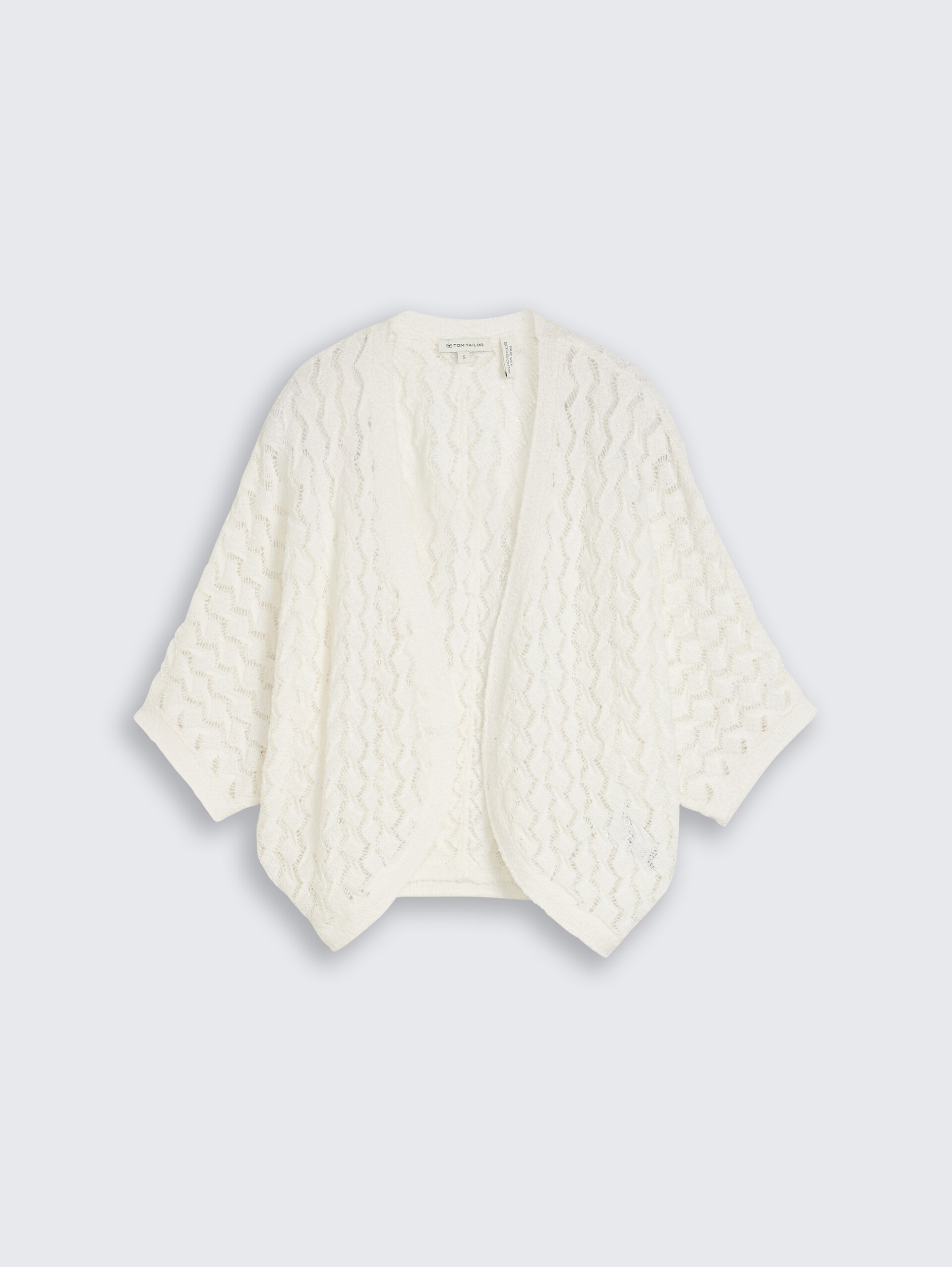 Oversize Bolero Cardigan - Whisper White