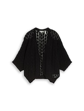 Nicht ausgewählt, Oversize Bolero Cardigan von Tom Tailor, schwarz