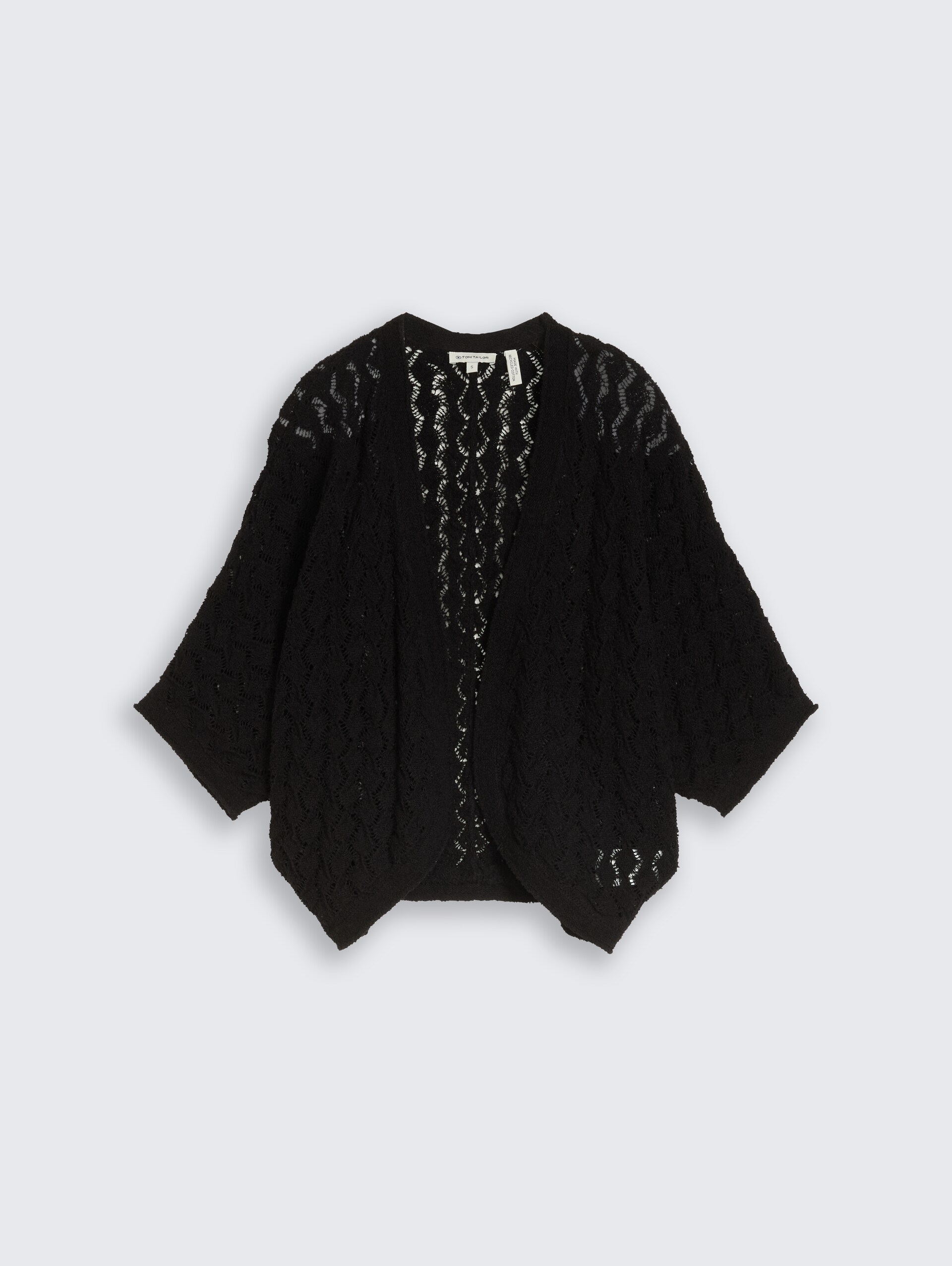 Oversize Bolero Cardigan - deep black