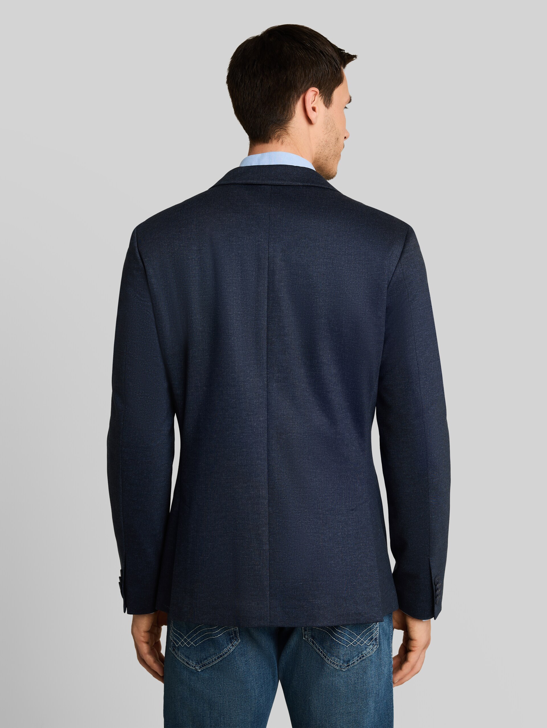 Veste à poches - navy twill melange