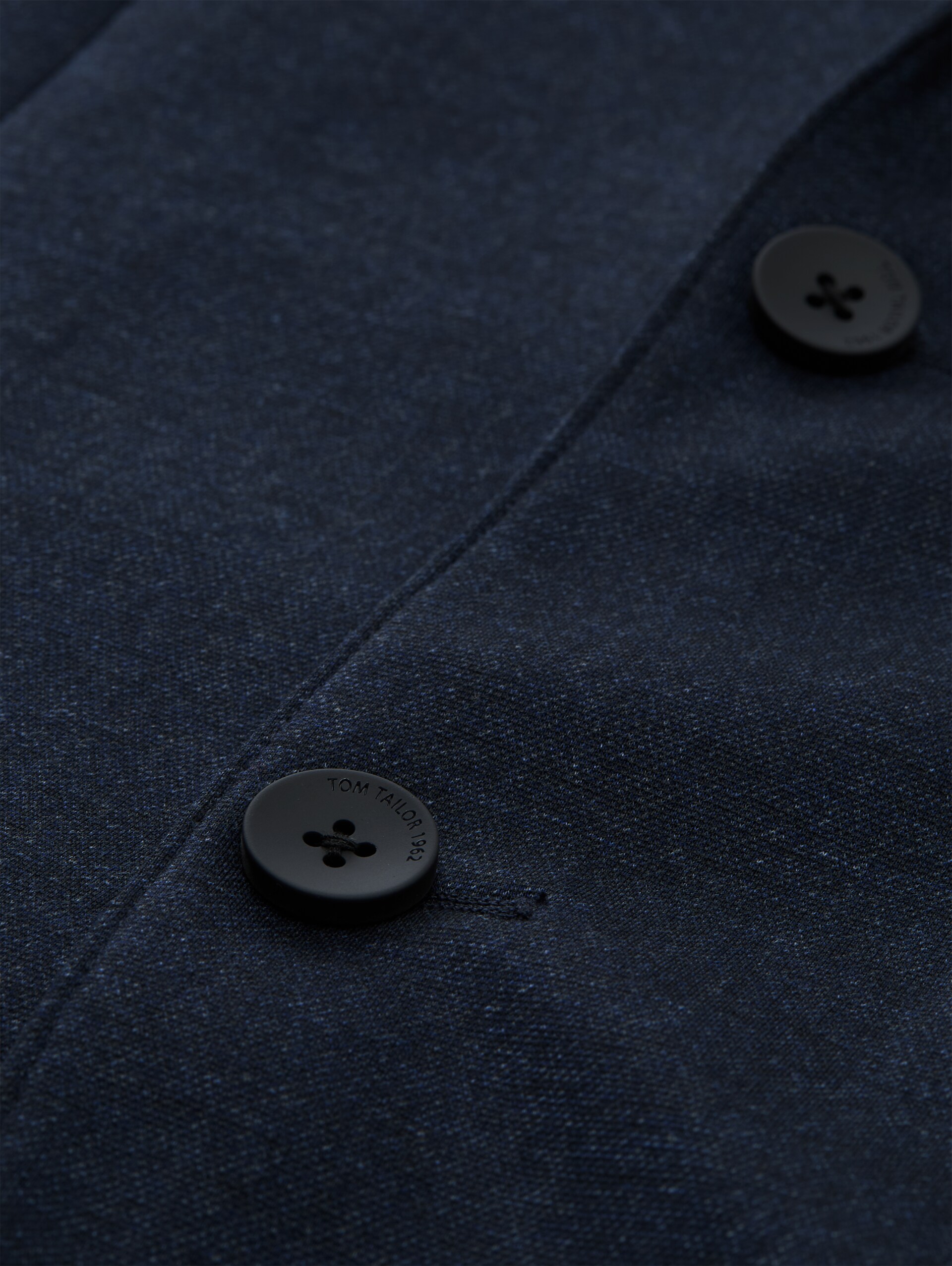 Veste à poches - navy twill melange