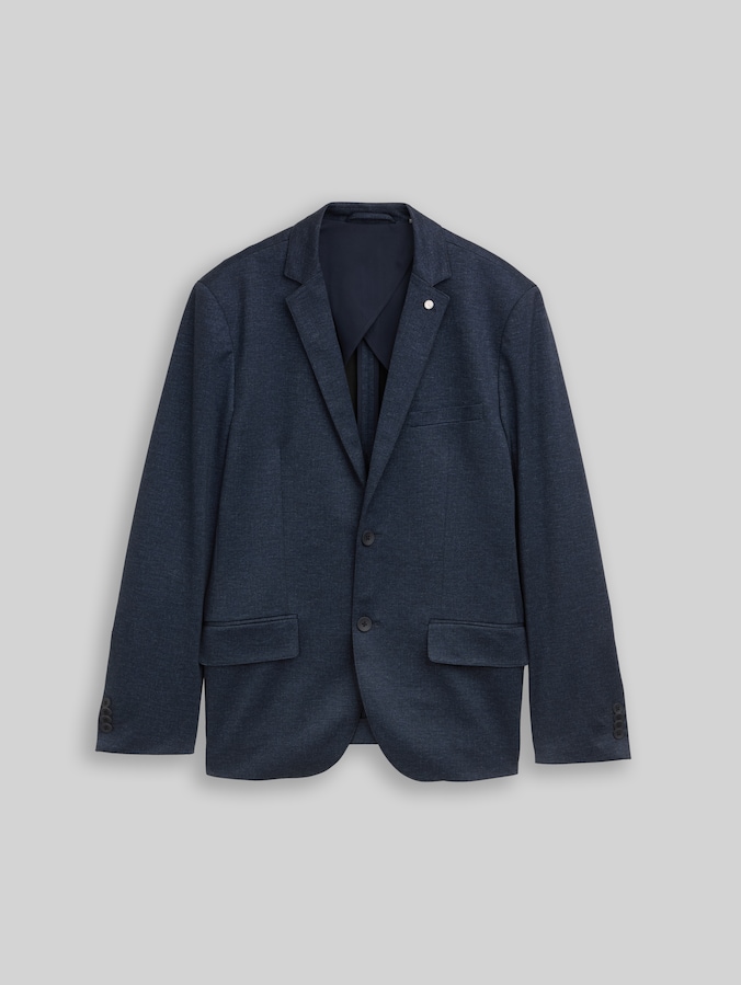 Jacket with pockets by Men, navy twill melange