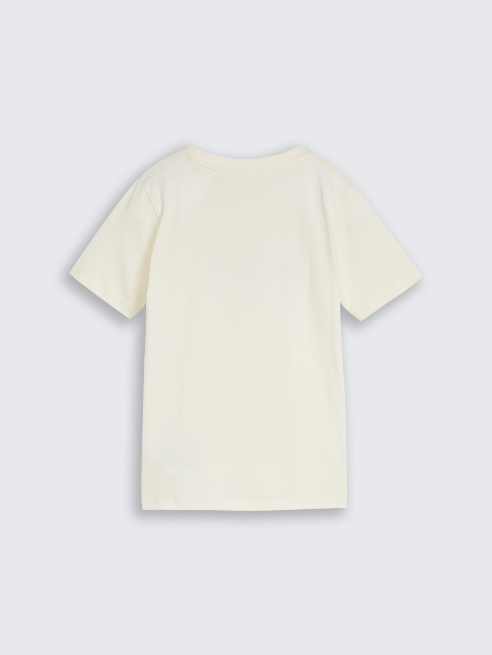 T-Shirt mit Foto-Print - Wool White