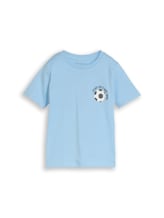 Ausgewählt, T-Shirt mit Foto-Print von Tom Tailor, blau